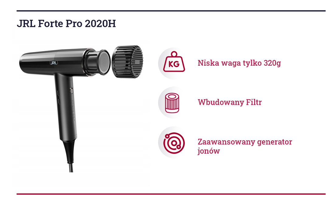 JRL Forte Pro 2020H suszarka do włosów